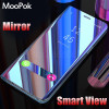 MooPok Luxury Smart View Phone Case For Samsung Galaxy S9 S8 Plus Flip Stand Cover Cases For Samsung Galaxy S7 Edge Note 8 Case