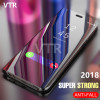 Luxury Clear View Mirror Smart Case For Huawei P20 Pro P20 Lite Flip Stand Case Cover For Huawei Mate 10 Pro Mate 10 Lite Cover