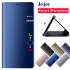 Jetjoy Case For Huawei Mate 10 Pro Lite P10 Plus Flip Wallet Clear Glass View Kickstand Shockproof Full Cover Phone Bags