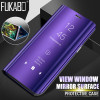 Clear View Mirror Smart Phone Case For Xiaomi Redmi Note 5 Pro 4X Flip Stand Leather case For Redmi 5 Plus Full Cover Case shell