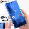 Luxury Mirror Clear View Smart Plating Flip Stand Case Cover For Xiaomi Redmi Note 5 Electroplate Phone Capa Fr Redmi Note 5 Pro