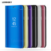 Luxury Clear View Mirror Smart Case For Xiaomi Redmi 4X Leather Flip Stand Phone Protection Cover For Xiaomi mi Al X2 5X 6 Case