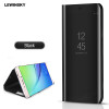 Luxury Clear View Mirror Smart Case For Xiaomi Redmi 4X Leather Flip Stand Phone Protection Cover For Xiaomi mi Al X2 5X 6 Case