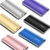 KISSCASE Mirror Flip Case For iPhone 8 7 6 6s Plus X 10 Cases Smart Window View Phone Cover For iPhone 7 6 6s Plus X Accessories