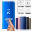 Mirror Flip Smart Case For Xiaomi Redmi 4X 5 Plus Note 4X 3 5A Clear View Phone Stand Cover For Xiaomi Mi A1 Mix 2 mi 6 5C 5X