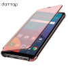 Mirror Clear View Plating Leather Case For Samsung Galaxy A8 2018 Case Flip Cover For Samsung A8 Plus 2018 Phone Cases PC Fundas