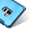Mirror Clear View Plating Leather Case For Samsung Galaxy A8 2018 Case Flip Cover For Samsung A8 Plus 2018 Phone Cases PC Fundas