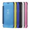 Mirror Clear View Plating Leather Case For Samsung Galaxy A8 2018 Case Flip Cover For Samsung A8 Plus 2018 Phone Cases PC Fundas
