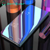 Shareezone Smart Clear Mirror View Case for Huawei P20 pro PU Leather Stand Flip Cover for Huawei P20 P20 Lite Nova 3e Coqu