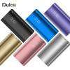 DULCII for Samsung S9 Plus Case Mirror View Bag for Samsung Galaxy S9 S9Plus Smart Phone Case Flip Plated PU Leather Cover Capa