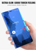 MaxGear Luxury Leather Smart Flip Mirror Phone Cases For Samsung Galaxy Note 5 8 J5 J7 Prime Clear View Stand Case