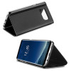 For Samsung Galaxy S6 S7 edge S8 S9 Plus Note 8 Luxury Flip Stand Clear View Smart Mirror Back Cover For J3 J5 J7 2017 EU Case