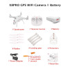 New Syma X8 PRO Drones with HD WIFI FPV Camera include GPS FPV Professional Quadcopter Remote Control RC Helicopter