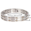 New trendy Jewelry Healing Magnetic 316L Stainless Steel Bracelet For Men Or Women With FIR 8.5" OSB-249