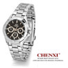 relogio feminino CHENXI Watches Women Top Brand Luxury Fashion&amp;Casual Full Steel Three Eye Women Rhinestone Watch hours