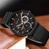 LIGE Fashion Mens Watches Top Brand Luxury Quartz Watch Men Casual Slim Mesh Steel Date Waterproof Sport Watch Relogio Masculino