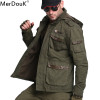 Men jacket For Winter jean military army soldier cotton Air force one male Brand clothing Mens jackets Gentleman 											