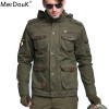 Men jacket For Winter jean military army soldier cotton Air force one male Brand clothing Mens jackets Gentleman 											