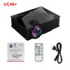 UC46 Plus LED Proyector Full HD 800x480 LED Video Projector Home Cinema 1200 Lumens WIFI Support Miracast/Airplay Proyector