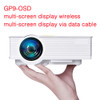 Poner Saund LED GP9 Mini Projector Wired Sync Display Home Theater Android Support Full HD LED projector Beamer Video Proyector