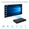 Touyinger W7 Window 10 System Computer Projector DLP Mini Portable Proyector WiFi Bluetooth With Battery Use For Business Office