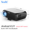 Newpal Projector GP100UP LED Projector 4K Home Cinema 3500 Lumens Full HD 1080P Android 6.01 WIFI Bluetooth Miracast Beamer TV