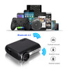 VIVICINE 1080p HD Projector,Option Android 7.1 WiFi Bluetooth Home Theater LED Video Game Projector Beamer 5500Lumens Proyectors