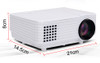 Smartldea New ST85 1800 lumens Pico Mini LED Projector digital Full HD 1080P Portable LCD Video Proyector TV Home Theater Beamer