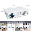 Poner Saund DLP900WIFI Shutter 3D Handheld Portable Mini Projector Optional Android Bluetooth WIFI Home Theatre Support HD1080P