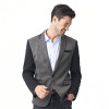 New Men Blazer Fashion Luxury Woolen Blends Patchwork Slim Suit Jackets Business Suit Male Wedding Dress Men M-6XL