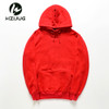 HZIJUE 2018 New yellow/orange/blue/red HOODIE Hip Hop Street wear Sweatshirts Skateboard Men/Woman Pullover Men's Thick Clothes 