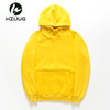 HZIJUE 2018 New yellow/orange/blue/red HOODIE Hip Hop Street wear Sweatshirts Skateboard Men/Woman Pullover Men's Thick Clothes 