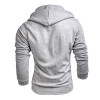 TANGNEST Men Hoodies 2018 New Design Male Solid Casual Fleece Sweatshirt Men's Slim Fit Zipper Popular Coat Size MWW883