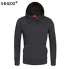 Hoodies 2018 Hot New Hoody Male Long Sleeve Solid Color Hooded Men's Sweatshirt Mens Hoodie Tracksuit Sweat Coat Casual Sportswe