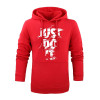 2018 Fashion funny Hoodies Long sleeves Hoody men Fashion doodle Print JUST DO IT jacket with hat men casual men