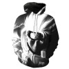 Autumn Winter Thin Stylish 3D Sweatshirts Men/Women Hoodies With Hat Print Naruto Hatake Kakashi Hooded Hoodies Tops US Size