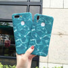 Blue water wave case for Vivo V9 Y85 V7 Plus Y79 Matte Hard PC Case for Vivo X20 X21 phone back cover