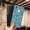 Blue water wave case for Vivo V9 Y85 V7 Plus Y79 Matte Hard PC Case for Vivo X20 X21 phone back cover