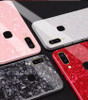 Glossy Pearl Conch Tempered Glass phone case For Vivo V9 Vivo Y85 Soft Silicone Edge Hard Cases Cover For Vivo V9