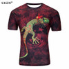 3D Men T Shirts Animal Short Sleeves Cotton O-Neck Groot Tiedye Personalized Tshirt Water Printed Teet shirt Men Clothes t shirt