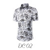 2018 Fashion Mens Short Sleeve Hawaiian Shirt  Summer Casual Floral Shirts For Men Asian Size M-3XL 10 Color