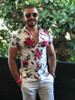 High Quality Shirt Men Summer 2018 Short Sleeve Fashion Men Floral Shirts Slim Fit Plus Size Business Social Shirts Mens 7XL-M