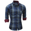 JCCHENFS 2018 Fashion Brand Shirt For Men Classic Plaid Shirt Casual Men's Shirts Long Sleeve Social Dress blouse