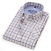 DAVYDAISY High Quality Short Sleeve Shirt Men Summer Turn Down Collar Casual Dress Plaid Shirt Men Brand Clothing 4XL DS-175