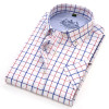 DAVYDAISY High Quality Short Sleeve Shirt Men Summer Turn Down Collar Casual Dress Plaid Shirt Men Brand Clothing 4XL DS-175