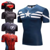 Rashgarda rashguard MMA 2018 captain america Fitness Compression Shirt Men Crossfit 3D Superman Punisher T Shirt Bodybuilding 