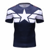 2018 Captain America 3D T Shirt Men Fitness Compression Shirts Tops Male Print Superhero Superman punisher Crossfit Anime T-Shir