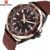 2018 NEW Fashion Casual NAVIFORCE Brand Waterproof Quartz Watch Men Military Leather Sports Watches Man Clock Relogio Masculino