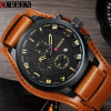 CURREN Men Military Sport Quartz Watch Mens Brand Luxury Leather Waterproof Male Wristwatch Relogio Masculino 8225 Dropshipping