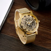 SOXY Luxury Skeleton Watches Men Watch Fashion Gold Watch Men Clock Men's Watch relogio masculino reloj hombre erkek kol saati